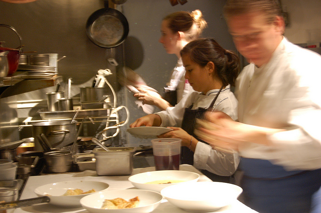 Hire Restaurant Employees Busy Kitchen