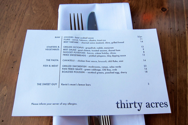 Shorter Restaurant Menu Gaining Popularity