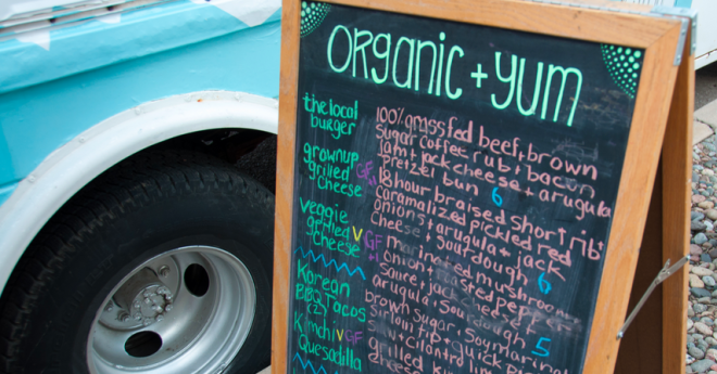 Food Truck Facebook Menu